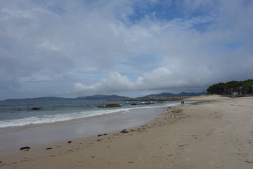 Fototapeta na wymiar Samil beach,Vigo,Spain