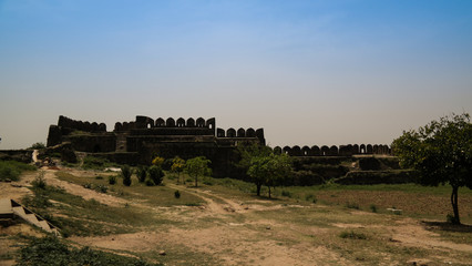 Panorama of Rohtas fortress in Punjab, Pakistan