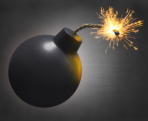 Old bomb ignited
