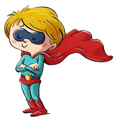 niño superheroe © cirodelia