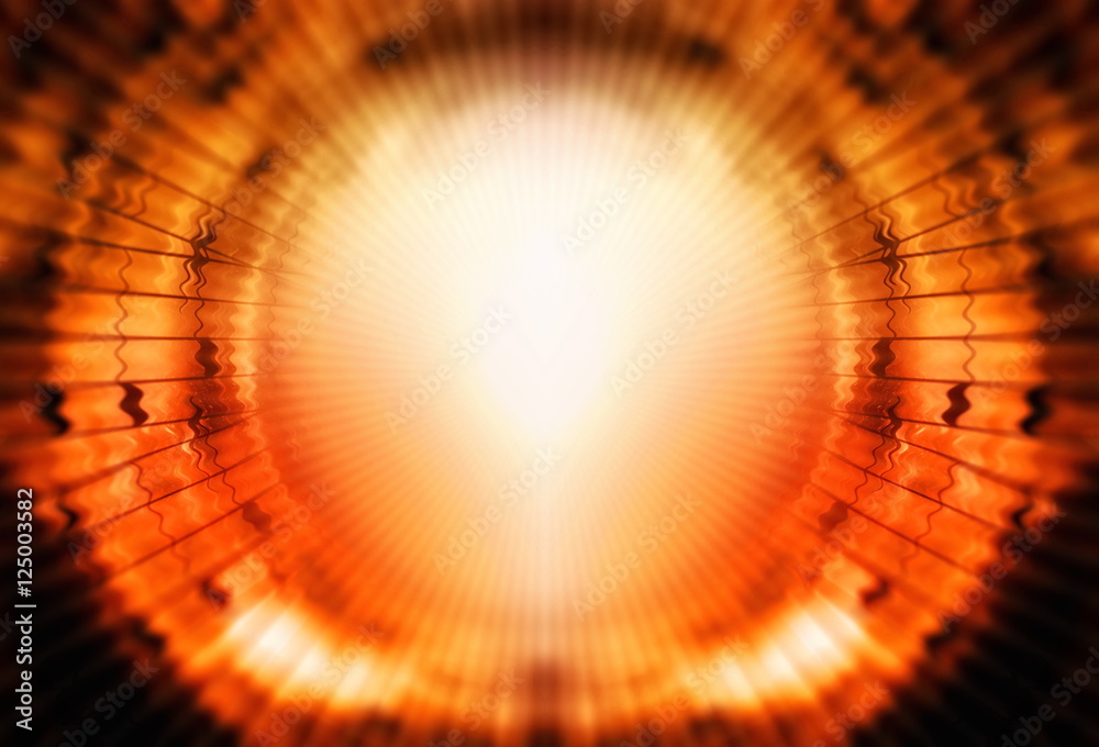 Poster music notes in sun light and color background. music concept. copy space. vibration effect.