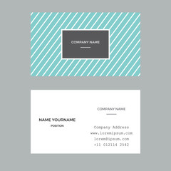 business cardname vector simple