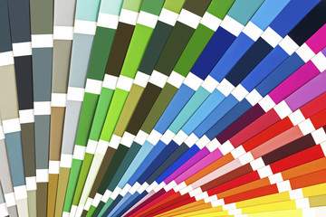 Rainbow Sample Colors Catalogue. Color Guide Palette Background. - 125005780