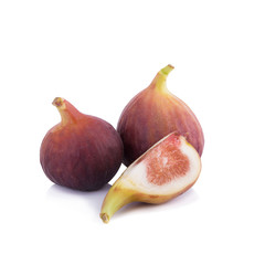 Fresh figs, sweed figs isolated on white background.