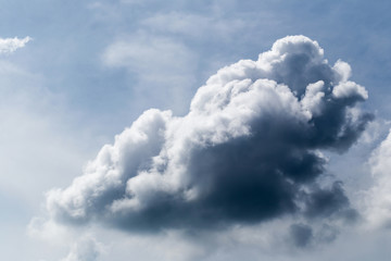 Dark gray and black clouds with some interesting light