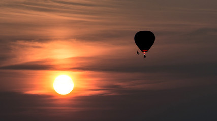 Balloon in morning