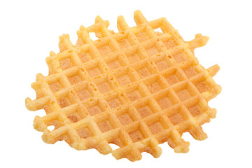 Sweet wafers on white