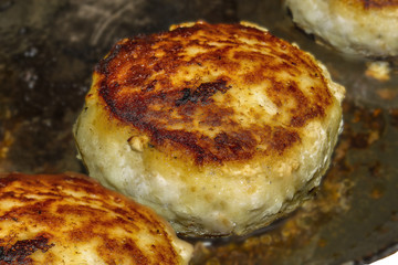 Fish chops from pike