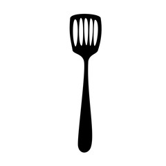spatula kitchen utensil icon image vector illustration design 