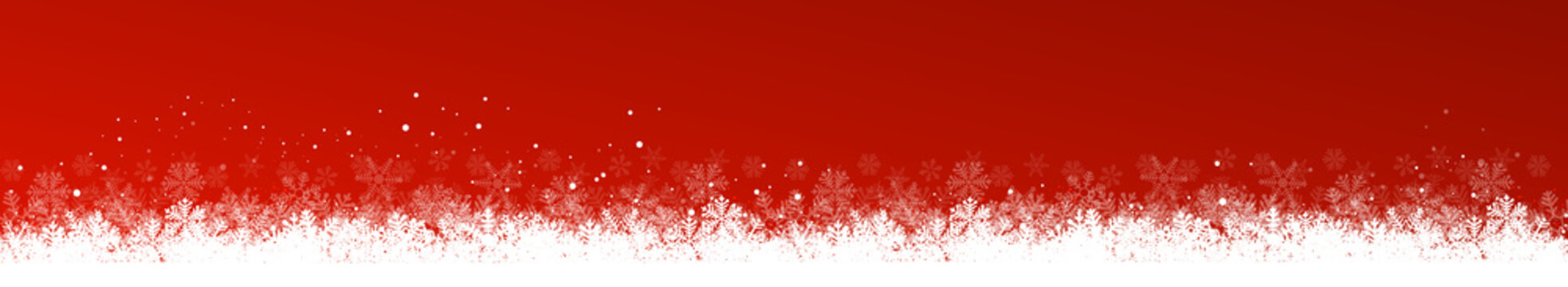 Panorama red christmas background