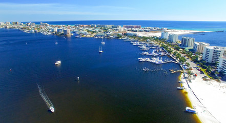 Destin aerial skyline, Florida - USA © jovannig