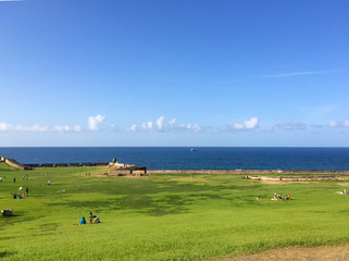 Paisaje mar y montaña Puerto Rico colón
