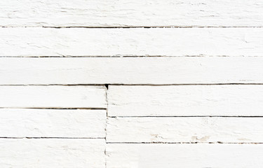 Obraz na płótnie Canvas White wooden plank