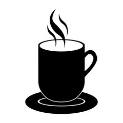 mug with hot beverage icon image vector illustration design 
