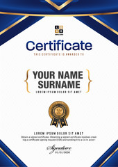Certificate vector luxury template,