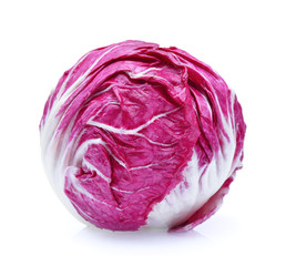 Obraz premium Radicchio, red salad isolated on white background