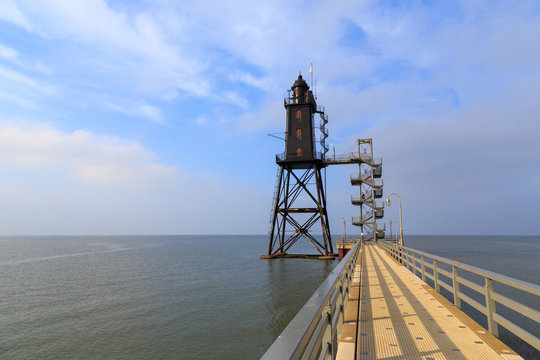 Leuchtturm Obereversand In Dorum-Neufeld. (Oktober 2016) 