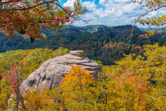 Courthouse Rock at Red River Gorge, Kentucky.