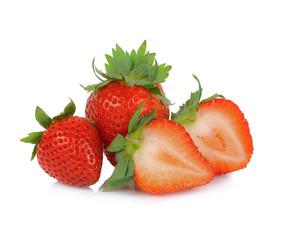 strawberry isolated on white background