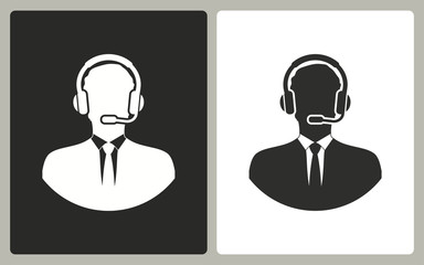 Assistance - vector icon.