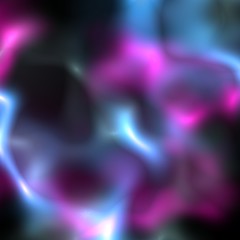 Abstract glowy soft blue and pink on dark background universal image