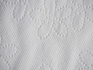 Toilet paper texture