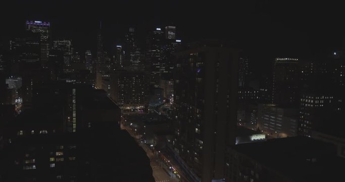 4K Chicago State Street Night Time SLog-3 Sony F55