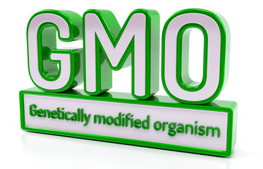 GMO - Genetically modified organism - High quality 3D Render
