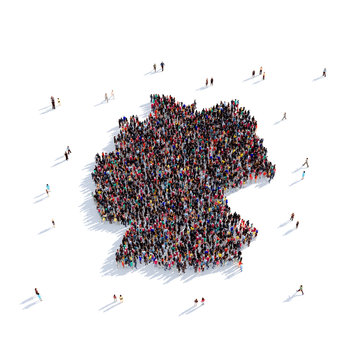 people group shape map Germany