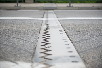 Dehnfuge einer Brücke