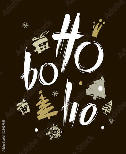 Tree frohe calligraphy gifts christmas weihnachten means merry chalkboard german ornament presents ball "Merry Christmas greeting card with calligraphy. Handwritten modern