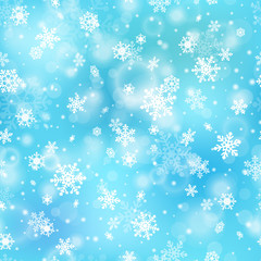 Snow  seamless pattern