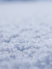 Snow surface winter