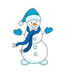 Snowman vector eps10