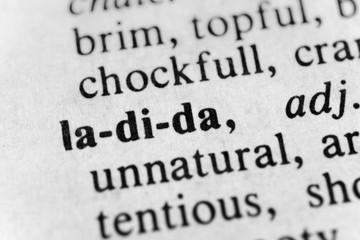 Obraz premium La-di-da