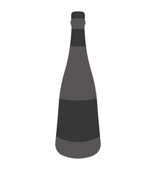 fresh beer bottle isolated icon vector illustration design