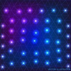 Geometrical background blue.