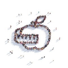 apple diet people 3d