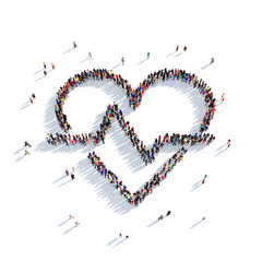 heart cardio people 3d