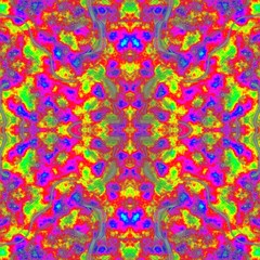 Colorful kaleidoscopic positive energetic amazing bright image