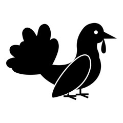 Turkey icon. Simple illustration of turkey vector icon for web