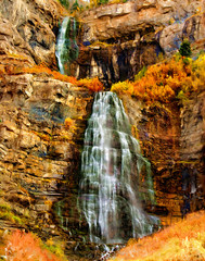 Bridal Veil Falls Provo Canyon Utah