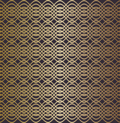 Gold ornament texture. Vector geometric background.