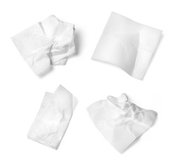 Paper napkin isolated