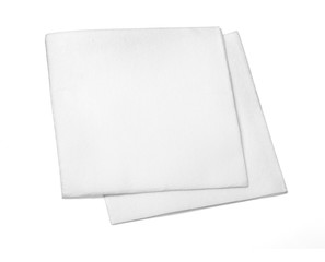 Blank paper napkin