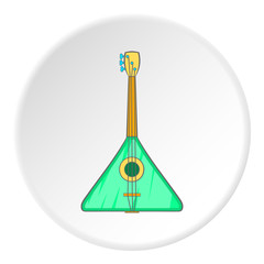 Balalaika icon. Cartoon illustration of balalaika vector icon for web