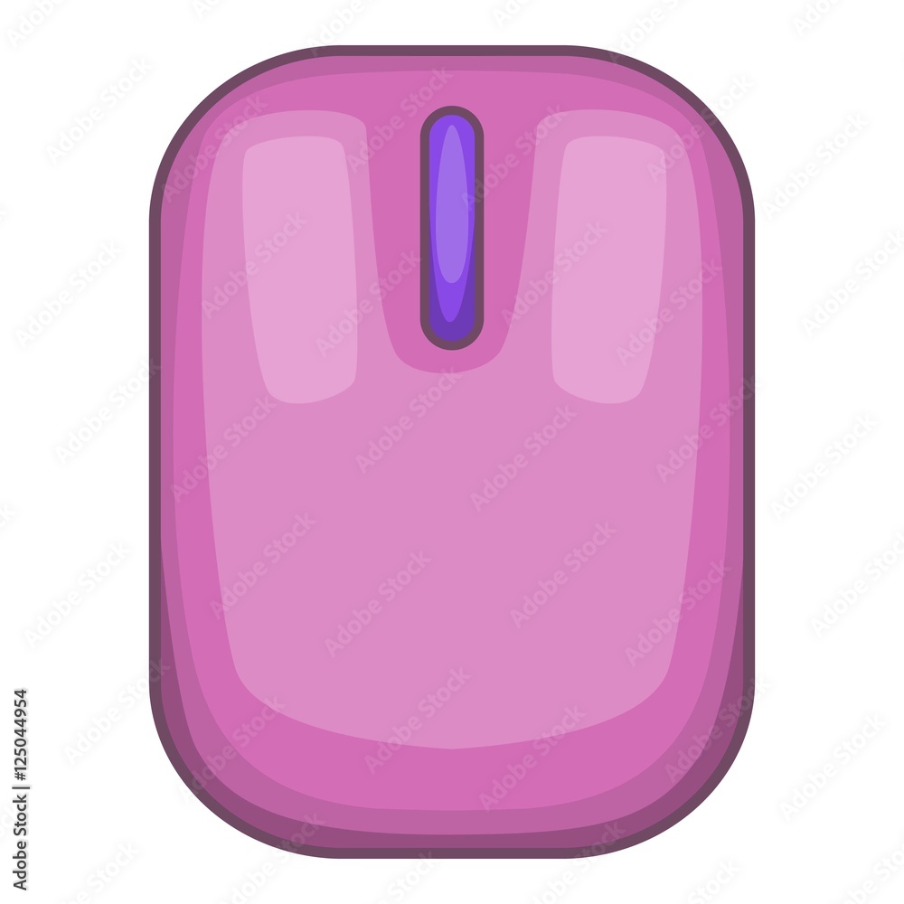 Poster computer mouse icon. cartoon illustration of computer mouse vector icon for web design