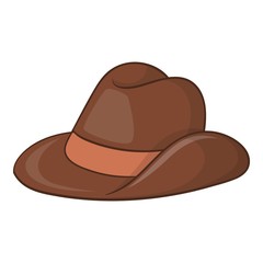 Australia cowboy hat icon. Cartoon illustration of Australia cowboy hat vector icon for web design