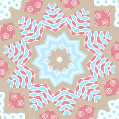 pattern background with geometrical shapes