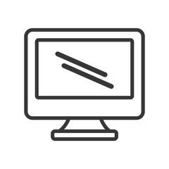 monitor computer isolated icon vector illustration design